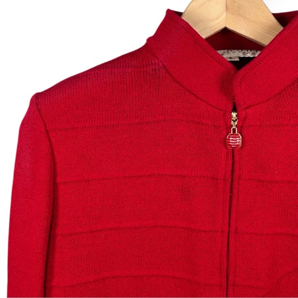 St. John Collection Knit Welted Jacket - Picture 3 of 6